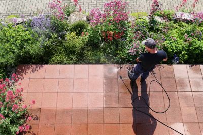 Local Patio Cleaning pros at work